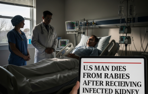 مرگ یه مرد آمریکایی بر اثر هاری بعد از دریافت کلیه‌ی آلوده